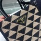 Borsa Prada Symbole mini in tessuto jacquard ricamato