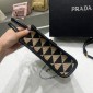Borsa Prada Symbole mini in tessuto jacquard ricamato