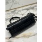 Prada SoftLux Medium Leather Tote-Black 