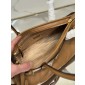 Prada SoftLux Medium Leather Tote-Cameo