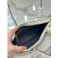 Prada SoftLux Medium Leather Tote-White