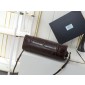 Prada SoftLux Medium Leather Tote-Dark brown