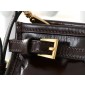 Prada SoftLux Medium Leather Tote-Dark brown