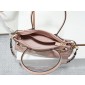 Prada SoftLux Medium Leather Tote-Lily Pink