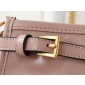 Prada SoftLux Medium Leather Tote-Lily Pink