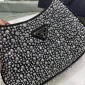 Borsa Prada Cleo in raso con cristalli