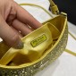 Borsa Prada Cleo in raso con cristalli