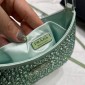 Borsa Prada Cleo in raso con cristalli