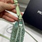 Borsa Prada Cleo in raso con cristalli