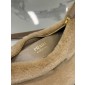 Borsa a spalla Prada Arqué in Shearling