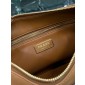 Prada Aimée medium leather shoulder bag-Caramel