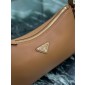 Prada Aimée medium leather shoulder bag-Caramel