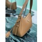 Prada Aimée medium leather shoulder bag-Caramel