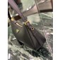 Prada Aimée medium leather shoulder bag-Black