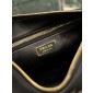 Prada Aimée medium leather shoulder bag-Black
