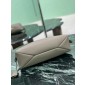 Prada Aimée medium leather shoulder bag-Grey