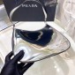 Borsa a spalla Prada Cleo in pelle spazzolata