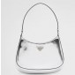 Borsa a spalla Prada Cleo in pelle spazzolata
