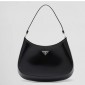 Borsa a spalla Prada Cleo in pelle spazzolata