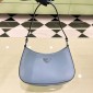 Borsa a spalla Prada Cleo in pelle spazzolata