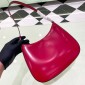 Borsa a spalla Prada Cleo in pelle spazzolata