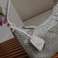 Mini borsa in raso con cristalli