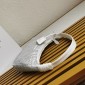 Mini borsa in raso con cristalli