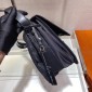 Nylon large padded shoulder bag 
