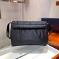 Nylon large padded shoulder bag 