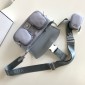 Borsa Prada Pocket in nylon e pelle spazzolata