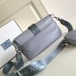 Borsa Prada Pocket in nylon e pelle spazzolata