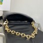 Borsa a spalla in nappa imbottita
