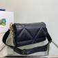 Borsa a spalla in nappa imbottita