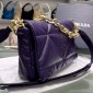 Borsa a spalla in nappa imbottita