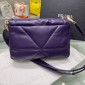 Borsa a spalla in nappa imbottita