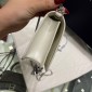 Borsa a spalla in pelle spazzolata