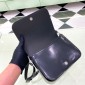 Borsa a spalla in pelle spazzolata