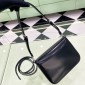 Borsa a spalla in pelle spazzolata