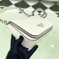 Borsa a spalla in pelle spazzolata