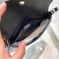 Borsa a spalla Prada Cleo in pelle spazzolata con pattina