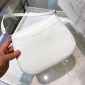 Borsa a spalla Prada Cleo in pelle spazzolata con pattina