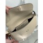 Prada Arqué leather shoulder bag with flap