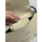 Prada Arqué leather shoulder bag with flap
