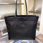 Borsa shopping in Re-Nylon e Saffiano
