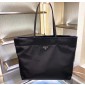 Borsa shopping in Re-Nylon e Saffiano