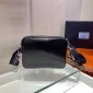 Prada Borsa a tracolla in pelle spazzolata