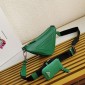 Borsa a tracolla Prada Triangle in pelle