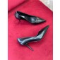 Décolleté in pelle spazzolata