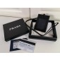 Prada Saffiano Leather Badge Holder