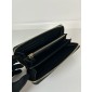 Prada Large leather wallet with triangle motif